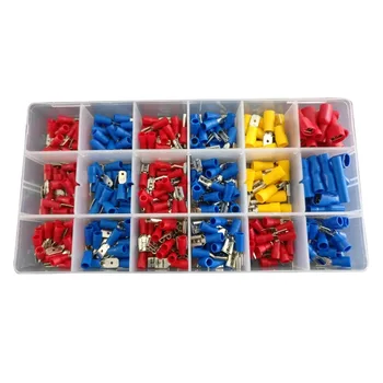 Free Shipping 330pcs Assorted Full Insulated Fork U-type Set Terminals Connectors Assortment Kit Electrical Crimp Spade Ring
Free Shipping 330pcs Assorted Full Insulated Fork U-type Set Terminals Connectors Assortment Kit Electrical Crimp Spade Ring