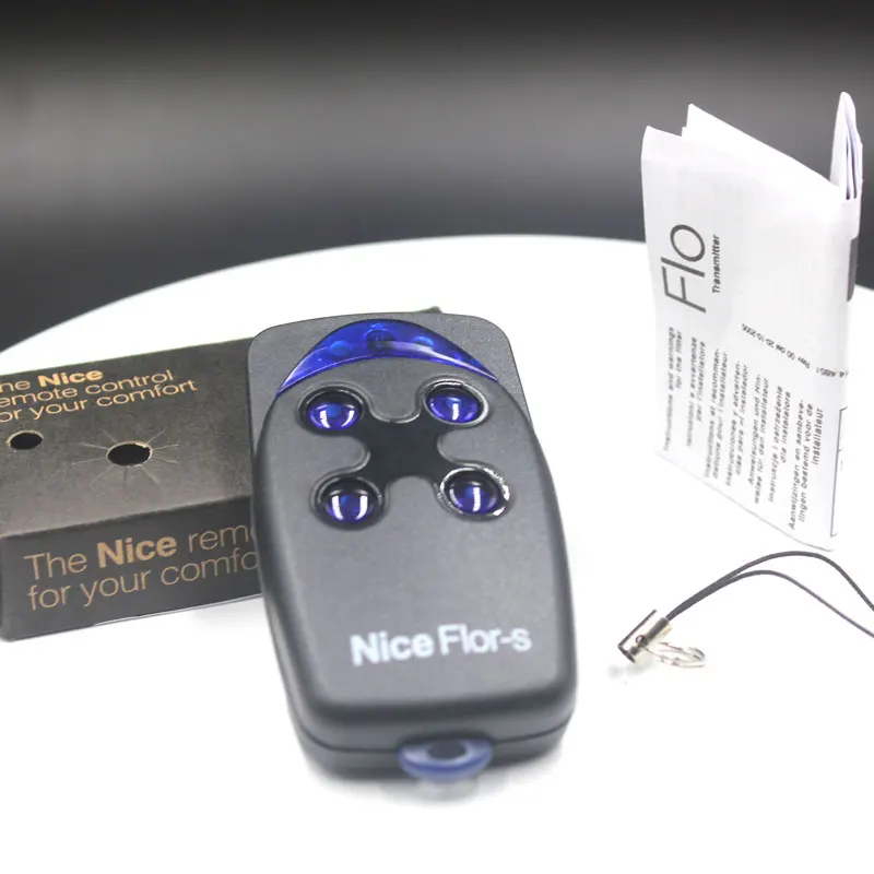 New for Nice garage door hand radio transmitter rolling code Nice FLO4R-S flor2s 4 button free shipping 12V 23A
New for Nice garage door hand radio transmitter rolling code Nice FLO4R-S flor2s 4 button free shipping 12V 23A