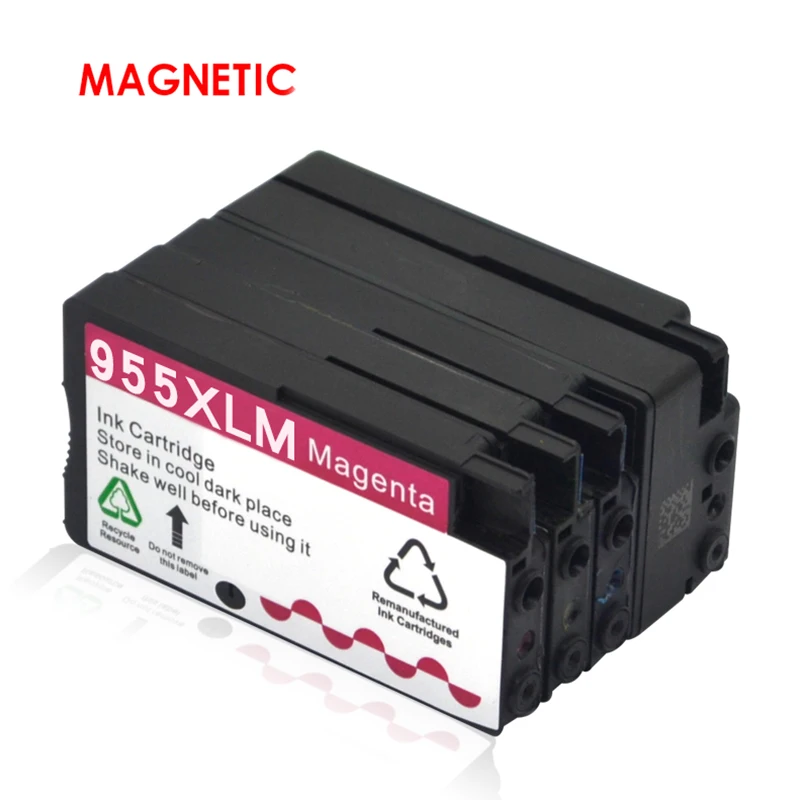 Магнитный Совместимый картридж для HP 955 955xl для HP 7720 7730 8210 8216 8218 Officejet профессиональный принтер BK/C/M/Y чернильный картридж
Магнитный Совместимый картридж для HP 955 955xl для HP 7720 7730 8210 8216 8218 Officejet профессиональный принтер BK/C/M/Y чернильный картридж