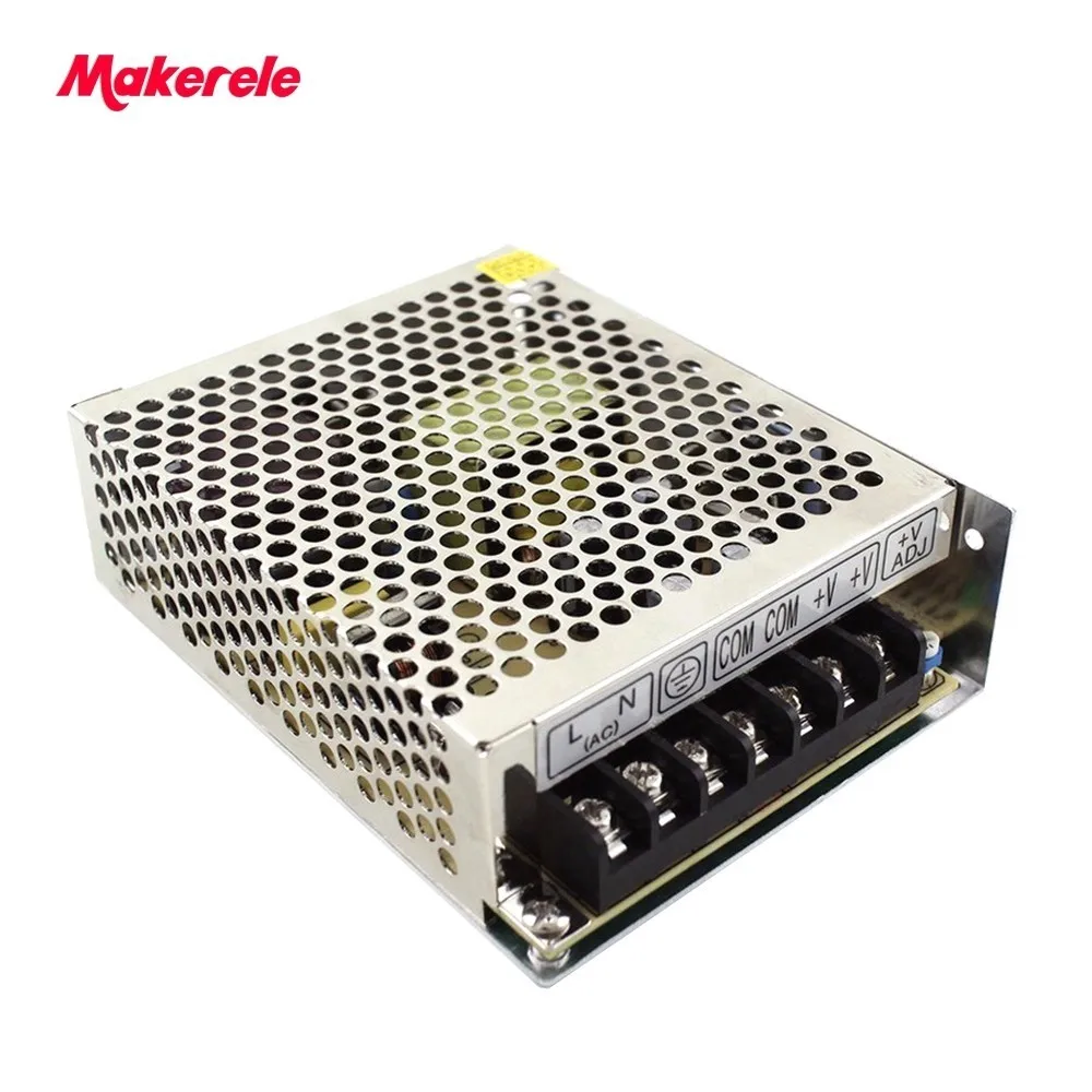 100w dc-ac Single Output Switching Power Supply 110V 220V AC to 3/5/7.5/12/15/24/27/48VDC Driver for LED light Strip
100w dc-ac Single Output Switching Power Supply 110V 220V AC to 3/5/7.5/12/15/24/27/48VDC Driver for LED light Strip