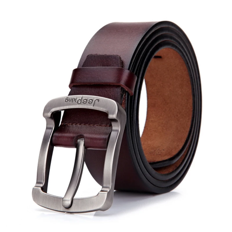 JEEPKING Men's belt Strap Male Genuine Leather Belts Man leather belts for men high quality pin buckle For Jeans Male Belt NO3
JEEPKING Men's belt Strap Male Genuine Leather Belts Man leather belts for men high quality pin buckle For Jeans Male Belt NO3