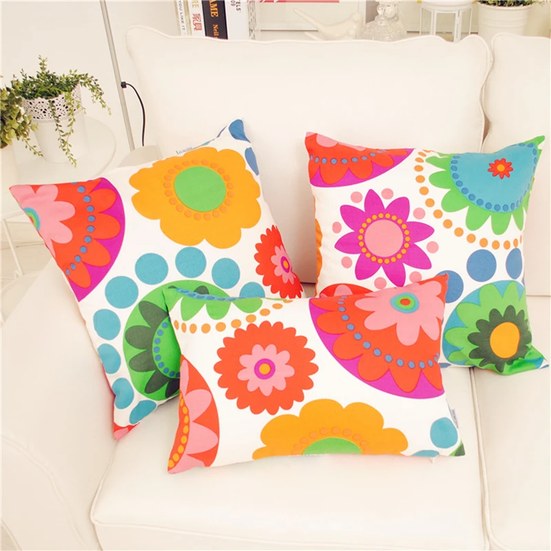 Multicolour Flower Canvas Fabric Back Cushion Cover/ Pillowcase/ Lumbar Cover Decorative Pillows Covers Accept Customize
Multicolour Flower Canvas Fabric Back Cushion Cover/ Pillowcase/ Lumbar Cover Decorative Pillows Covers Accept Customize