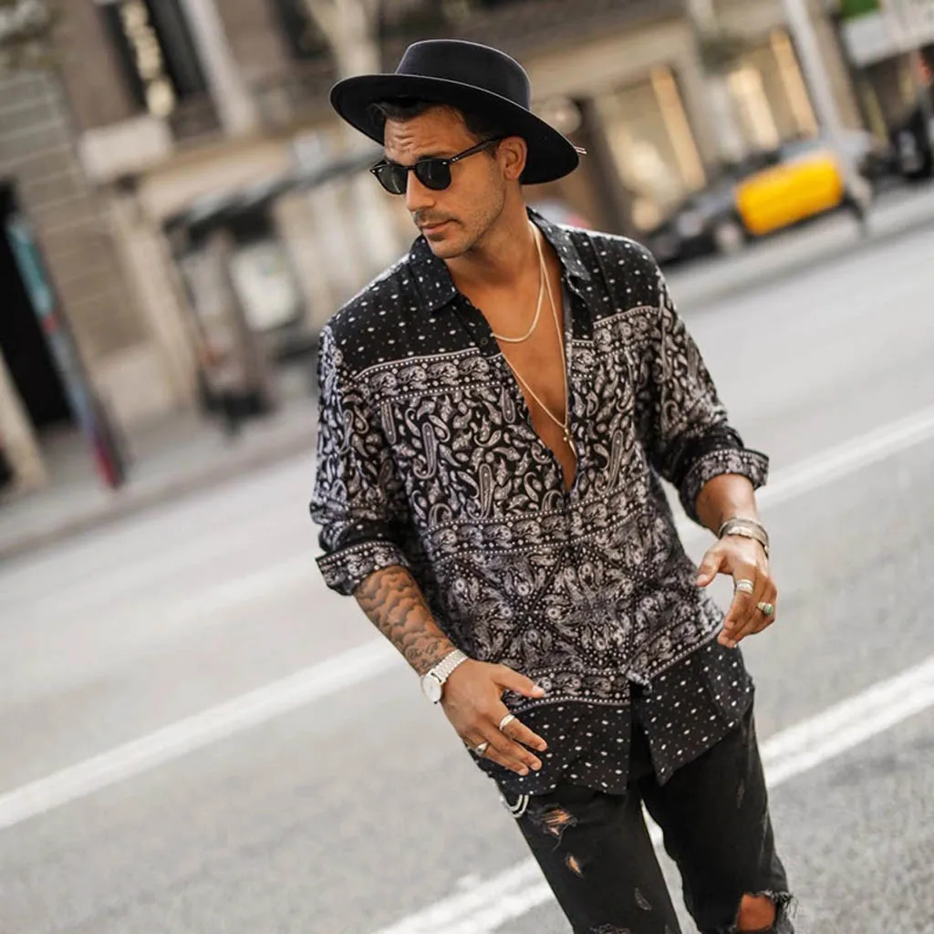 Men's Clothing 2019 Mens Beach Hawaiian Shirt Casual Long Sleeve Autumn Fashion Shirt Homme Short Slim Fit Men Streetwear z0702
Men's Clothing 2019 Mens Beach Hawaiian Shirt Casual Long Sleeve Autumn Fashion Shirt Homme Short Slim Fit Men Streetwear z0702