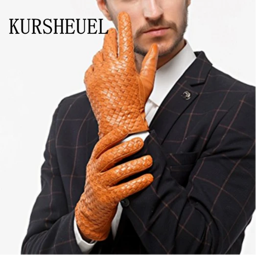KURSHEUEL Luxury Men's Touchscreen Texting Winter Italian Nappa Leather Driving Gloves (Cashmere/Wool/Fleece Lining)
KURSHEUEL Luxury Men's Touchscreen Texting Winter Italian Nappa Leather Driving Gloves (Cashmere/Wool/Fleece Lining)