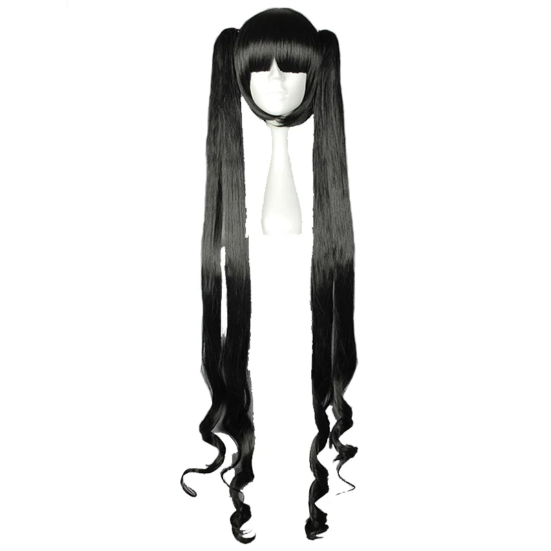 MCOSER 100CM Long Curly Synthetic Cosplay Hair With Two Ponytails Black Color 100% High Temperature Fiber WIG-580A
MCOSER 100CM Long Curly Synthetic Cosplay Hair With Two Ponytails Black Color 100% High Temperature Fiber WIG-580A