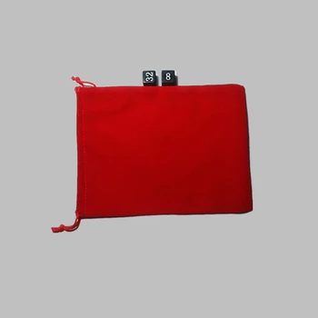 Free shipping New Top grade 5PCS Velvet pouch size 15cm*10cm red color Storage bag for dice and games accessories
Free shipping New Top grade 5PCS Velvet pouch size 15cm*10cm red color Storage bag for dice and games accessories