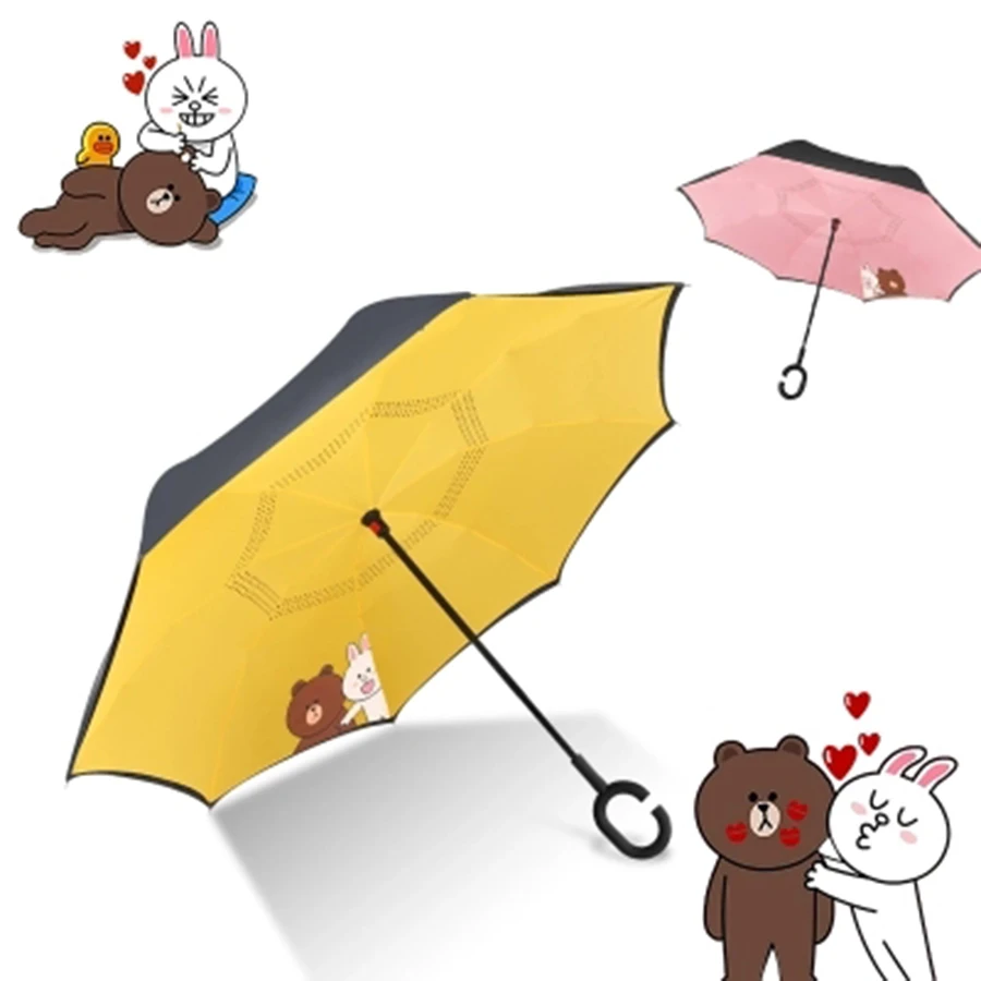 Cartoon Bear Anti UV Sunny Umbrella Rain Women Floding Sun Umbrella Reverse Automatic Windproof Parasolka Rain Umbrellas UBY051
Cartoon Bear Anti UV Sunny Umbrella Rain Women Floding Sun Umbrella Reverse Automatic Windproof Parasolka Rain Umbrellas UBY051