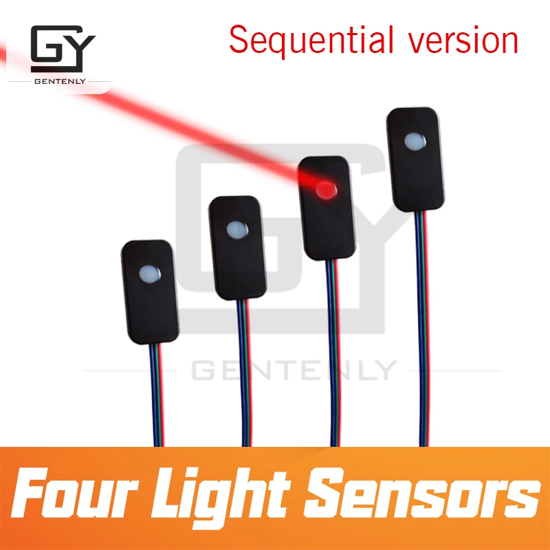 Escape room props light sensor prop sequential version shooting the target with correct order to unlock light detecting puzzle
Escape room props light sensor prop sequential version shooting the target with correct order to unlock light detecting puzzle