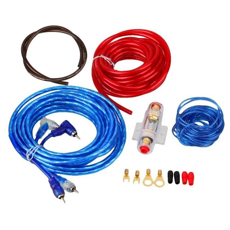 Car Audio Wire Wiring Amplifier Cable Subwoofer Speaker Installation 8GA Power Cable AMP Fuse Holder Car Electronics Accessories
Car Audio Wire Wiring Amplifier Cable Subwoofer Speaker Installation 8GA Power Cable AMP Fuse Holder Car Electronics Accessories