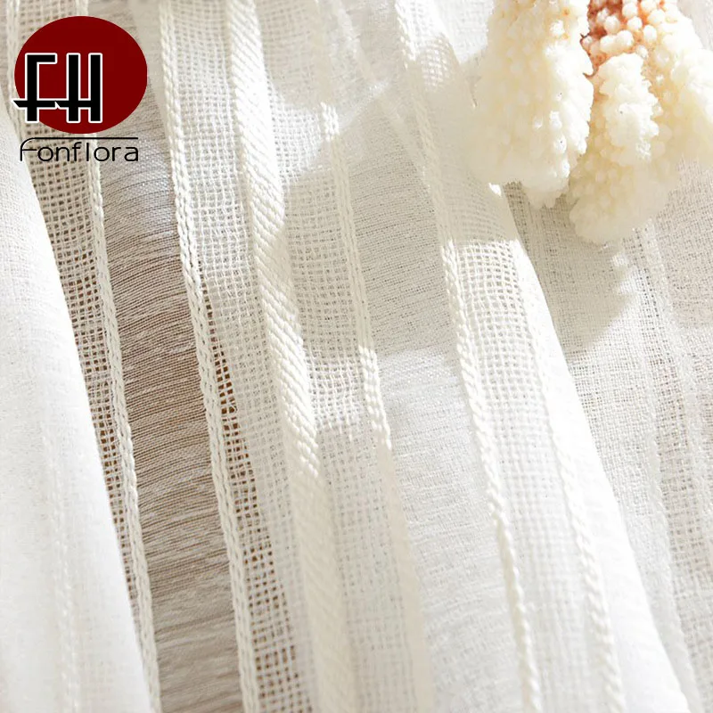 White Tulle Curtains For Living Room Bedroom Cotton Linen Fabric Sheer Curtains Vertical Stripes Hollow Voile Wedding Backdrop
White Tulle Curtains For Living Room Bedroom Cotton Linen Fabric Sheer Curtains Vertical Stripes Hollow Voile Wedding Backdrop
