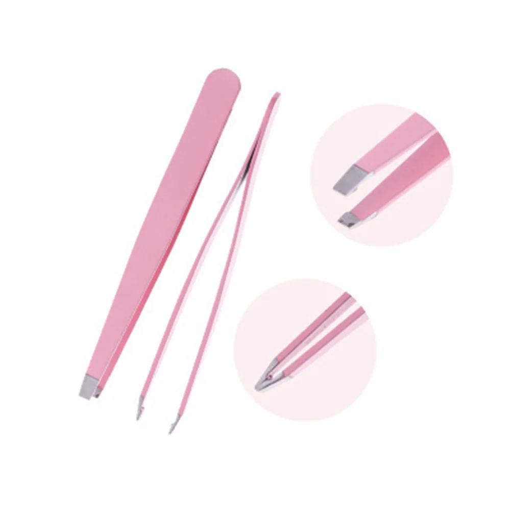 Non Slip Simple Eyebrow Tweezer Slanted Mouth Thicken Professional Clips Makeup Tools Home Hair Removal Stainless Steel Small
Non Slip Simple Eyebrow Tweezer Slanted Mouth Thicken Professional Clips Makeup Tools Home Hair Removal Stainless Steel Small