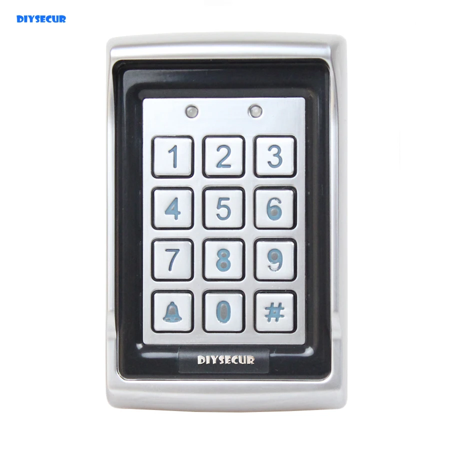DIYSECUR Access Controller Metal Case Password ID Card Reader 125KHz RFID Access Control Keypad BC400
DIYSECUR Access Controller Metal Case Password ID Card Reader 125KHz RFID Access Control Keypad BC400