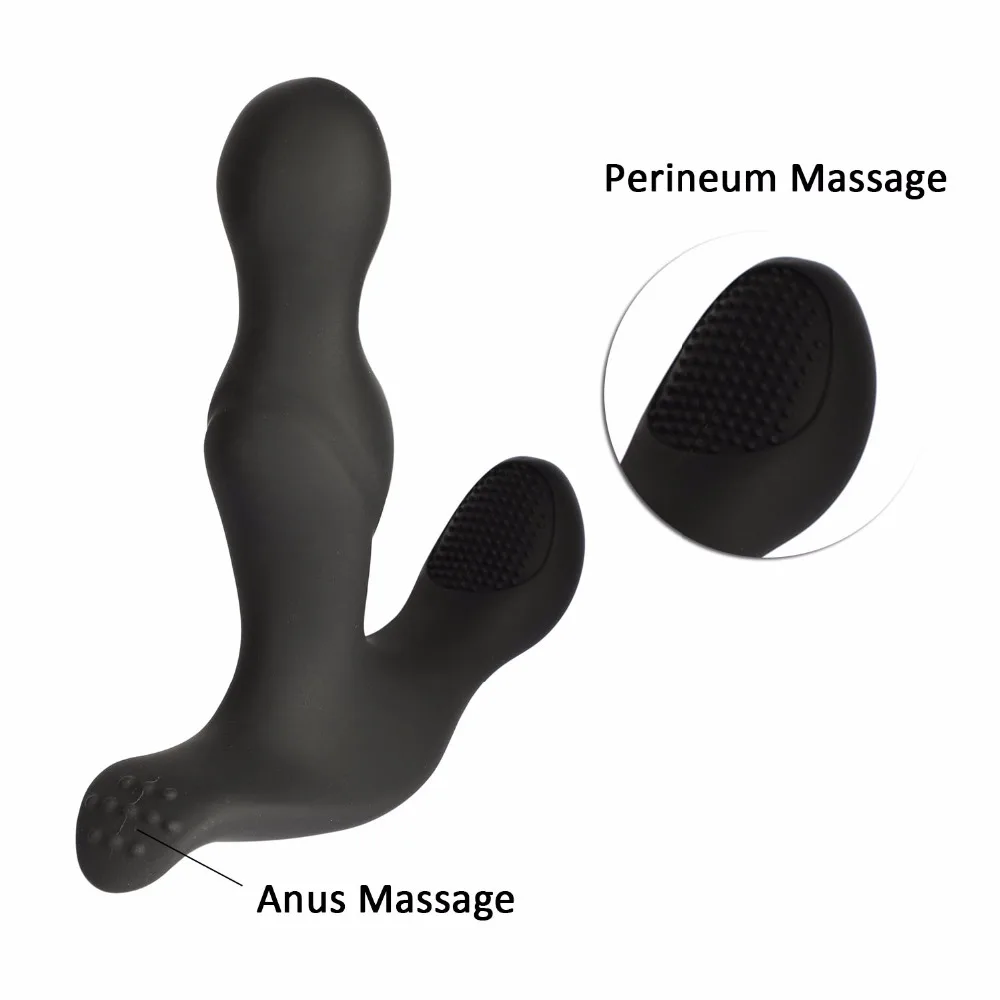 10 Frequency Male Prostate Massager Dual Vibrating Anal Vibrator For Men Women G-Spot Perineum Massage Anal Beads Plug Sex Toys