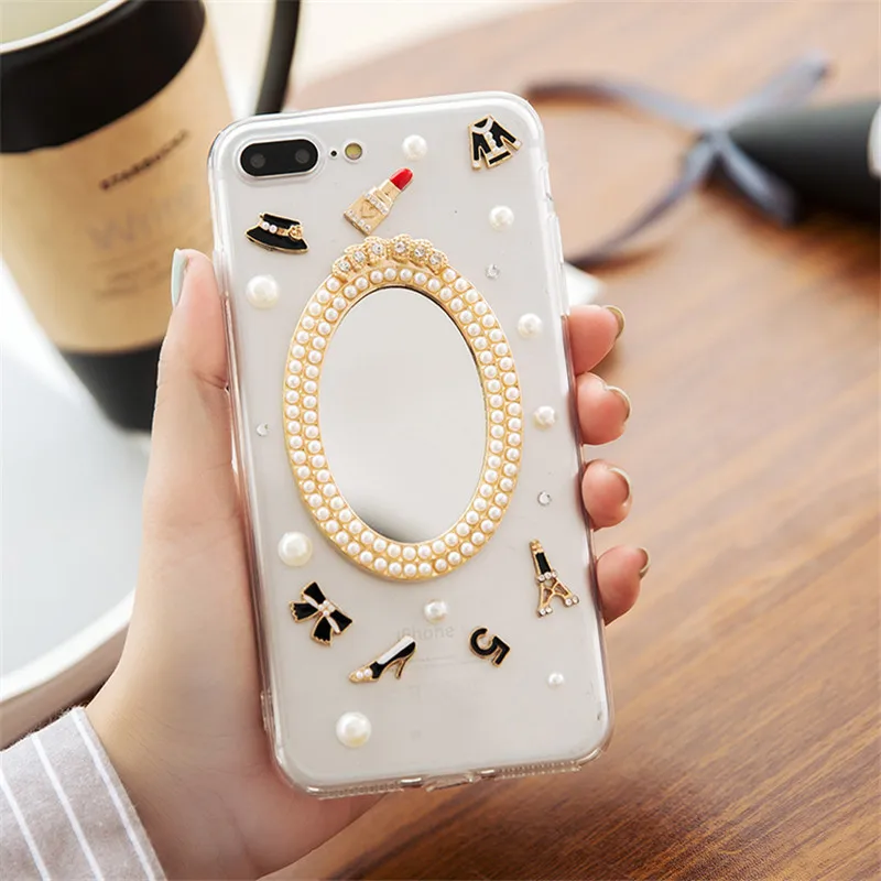 LaMaDiaa For Samsung Galaxy S10 Plus S8 S9 Plus Note 8 Note 9 Mirror Crystal Rhinestone Clear phone case Soft TPU Back Cover
LaMaDiaa For Samsung Galaxy S10 Plus S8 S9 Plus Note 8 Note 9 Mirror Crystal Rhinestone Clear phone case Soft TPU Back Cover
