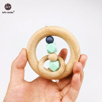Let's Make Baby Toys Beech Wooden Rings 5pcs Teething Silicone Beads Baby Rattle Teether Play Gym Pram Toys Baby Gifts Charms
Let's Make Baby Toys Beech Wooden Rings 5pcs Teething Silicone Beads Baby Rattle Teether Play Gym Pram Toys Baby Gifts Charms