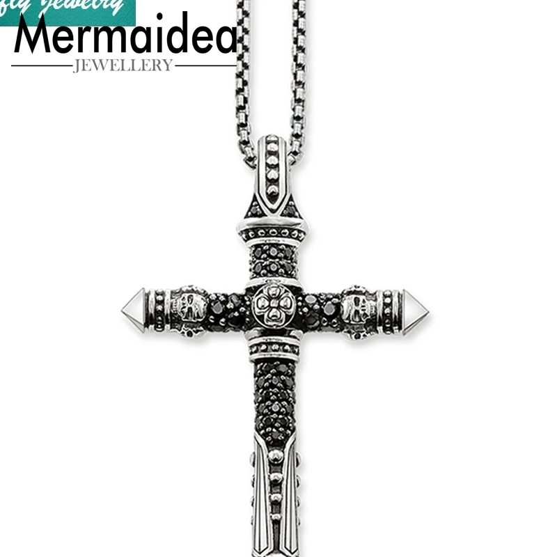 Skull Cross Pendants Necklaces Link Chain Punk Rebel Vintage Fashion Jewelry Women Men 925 Sterling Silver Gifts Collier
Skull Cross Pendants Necklaces Link Chain Punk Rebel Vintage Fashion Jewelry Women Men 925 Sterling Silver Gifts Collier