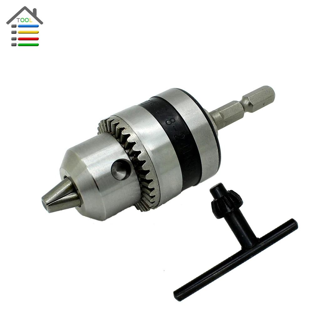 AUTOTOOLHOME Electric Rotary Hammer Drill Chucks power Tool accessories Cap 1.5-10mm Mount 3/8"-24UNF with 1/4" Hex Shank
AUTOTOOLHOME Electric Rotary Hammer Drill Chucks power Tool accessories Cap 1.5-10mm Mount 3/8"-24UNF with 1/4" Hex Shank