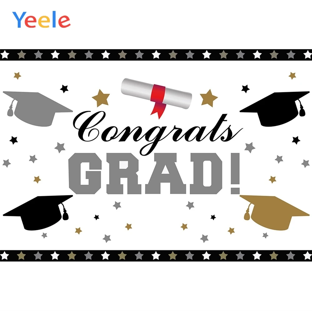 Yeele Congrats Grad Bachelor Hat Degree Certificate Photography Backdrops Personalized Photographic Backgrounds For Photo Studio
Yeele Congrats Grad Bachelor Hat Degree Certificate Photography Backdrops Personalized Photographic Backgrounds For Photo Studio