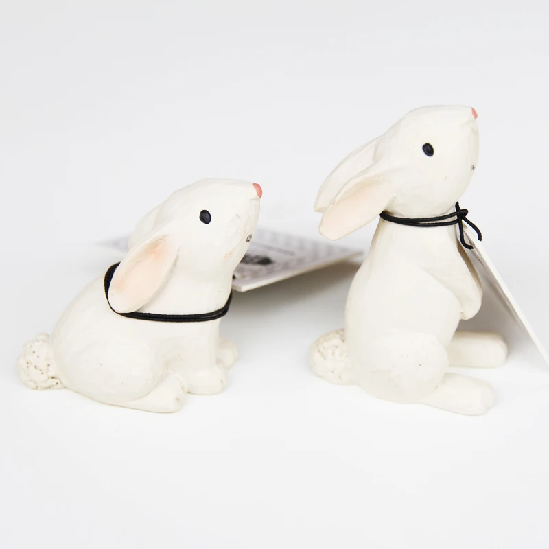 2pcs White Sitting Rabbits Fairy Garden Miniatures Terrarium Figurines Rabbit Easter Bunny Ornament Resin Landscape DIY Decor
2pcs White Sitting Rabbits Fairy Garden Miniatures Terrarium Figurines Rabbit Easter Bunny Ornament Resin Landscape DIY Decor