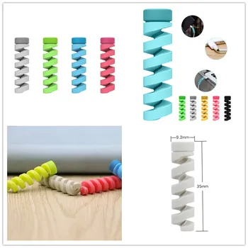 1/6/10pcs Cable protector Bobbin winder Data Line Case Rope Protection Spring twine For iPhone Android USB Earphone Cover New
1/6/10pcs Cable protector Bobbin winder Data Line Case Rope Protection Spring twine For iPhone Android USB Earphone Cover New