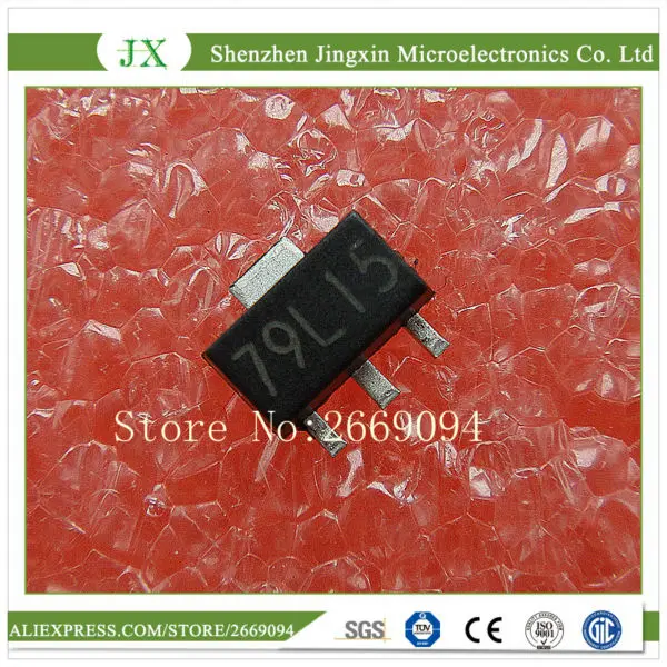 (100pcs/lot) SOT-89 15V 79L15 three terminal voltage regulator chip high quality
(100pcs/lot) SOT-89 15V 79L15 three terminal voltage regulator chip high quality