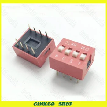 50pcs/lot Keys 4P Red DIP Switch 4Position Encode DS Slide Type Switch 2.54mm Spacing
50pcs/lot Keys 4P Red DIP Switch 4Position Encode DS Slide Type Switch 2.54mm Spacing