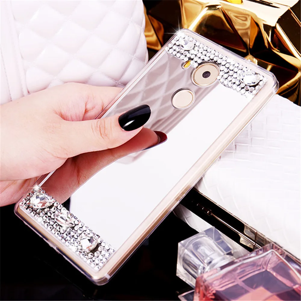 Luxury Bling Diamond Rhinestone Plated Soft Mirror Case for LG G7 ThinQ V30 Stylish TPU Cover Shell Anti Dust
Luxury Bling Diamond Rhinestone Plated Soft Mirror Case for LG G7 ThinQ V30 Stylish TPU Cover Shell Anti Dust