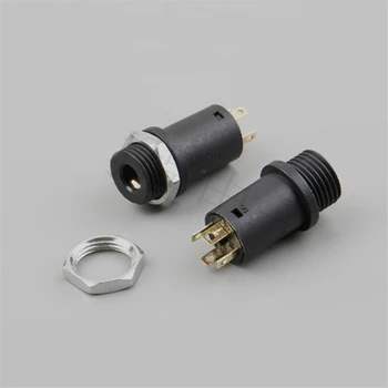 PJ-3164 interface headphone jack 4 foot pin with thread 3.5MM socket female socket
PJ-3164 interface headphone jack 4 foot pin with thread 3.5MM socket female socket