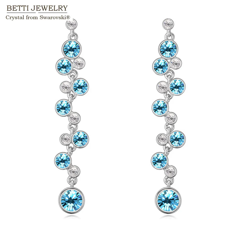 2016 Charming Round shape woman earrings With Genuine Crystals From Swarovski for Valentine's Day Bijoux gift
2016 Charming Round shape woman earrings With Genuine Crystals From Swarovski for Valentine's Day Bijoux gift