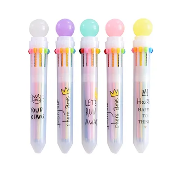 Hot Sale 10 in 1 Multicolor Ballpoint Pen Colorful Retractable Ballpoint Pens School Supplies Stationery Writing Pen For Kids
Hot Sale 10 in 1 Multicolor Ballpoint Pen Colorful Retractable Ballpoint Pens School Supplies Stationery Writing Pen For Kids