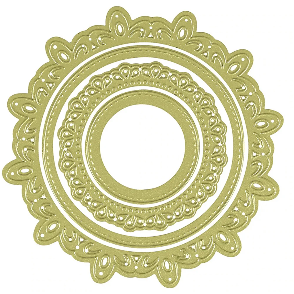 New Craft dies 4pcs Lace Circle Frame Metal Cutting Dies Stencil for DIY Scrapbooking Album Paper Card Decorative Embossing dies
New Craft dies 4pcs Lace Circle Frame Metal Cutting Dies Stencil for DIY Scrapbooking Album Paper Card Decorative Embossing dies