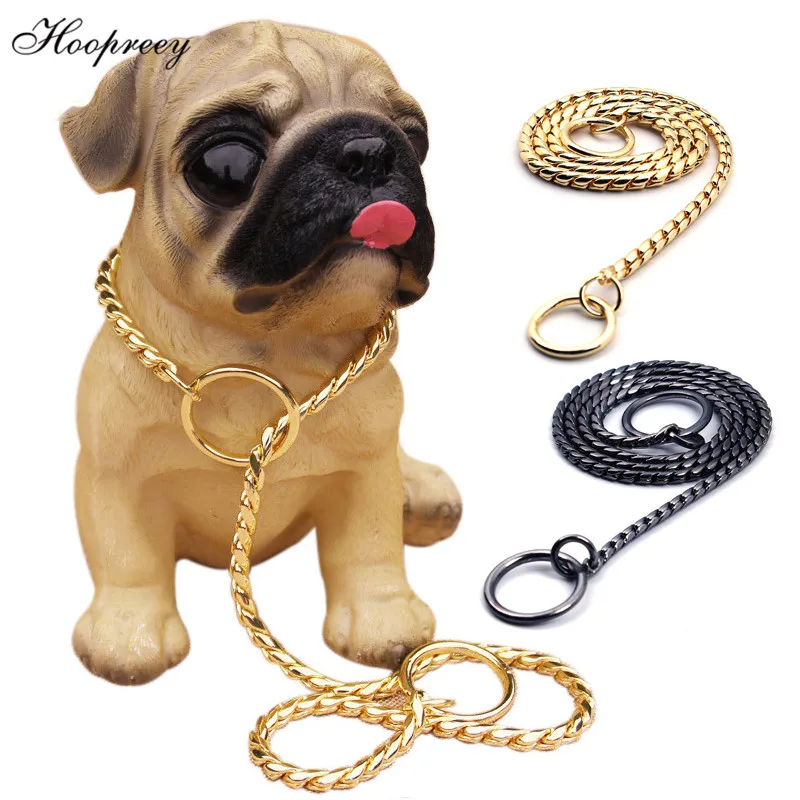 New Stainless Steel P Chain Dog Collar Copper Plating Pet Dog Snake Chain Dog Collars Necklace for Small Medium and Large Dogs
New Stainless Steel P Chain Dog Collar Copper Plating Pet Dog Snake Chain Dog Collars Necklace for Small Medium and Large Dogs