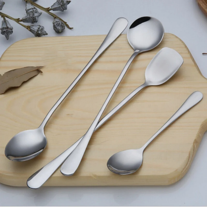 Hot Sale Stainless Practical Steel Coffee Spoon With Long Handle Ice Cream Dessert Tea Spoon Kitchen Silver Color Spoon
Hot Sale Stainless Practical Steel Coffee Spoon With Long Handle Ice Cream Dessert Tea Spoon Kitchen Silver Color Spoon