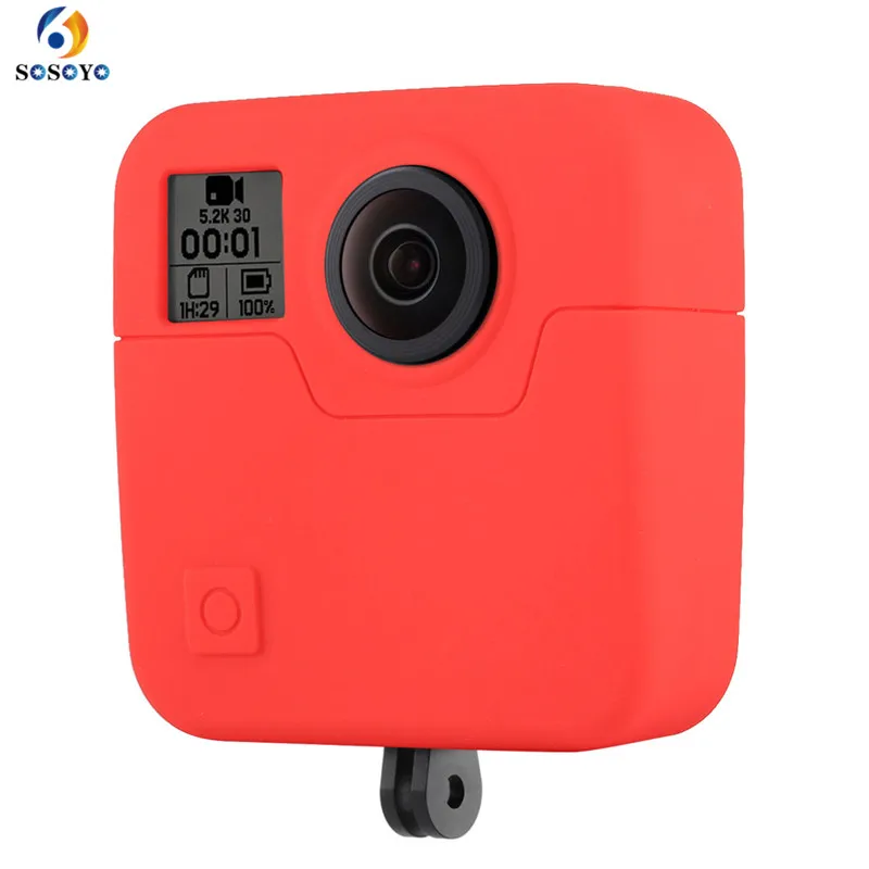 Силиконовый защитный чехол для Gopro Fusion аксессуары панорамной камеры на 360