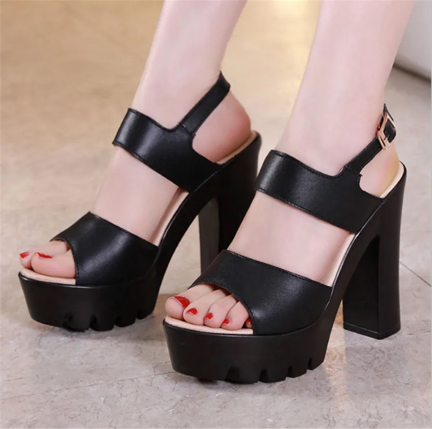 ZOUDKY 2018 Thick large thick bottom waterproof table fish mouth high heel shoes
ZOUDKY 2018 Thick large thick bottom waterproof table fish mouth high heel shoes