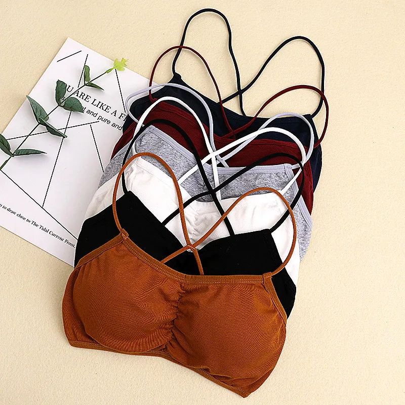 Women's bra cotton female casual underwear ladies sexy lingerie brassiere women wire less push up bralette summer thin bras
Women's bra cotton female casual underwear ladies sexy lingerie brassiere women wire less push up bralette summer thin bras
