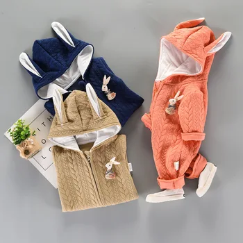Cute Rabbit Newborn Infant Baby Boy Girl Kid Ear Hooded Romper Zipper Cartoon Jumpsuit Clothes Outfit For 0-24M
Cute Rabbit Newborn Infant Baby Boy Girl Kid Ear Hooded Romper Zipper Cartoon Jumpsuit Clothes Outfit For 0-24M