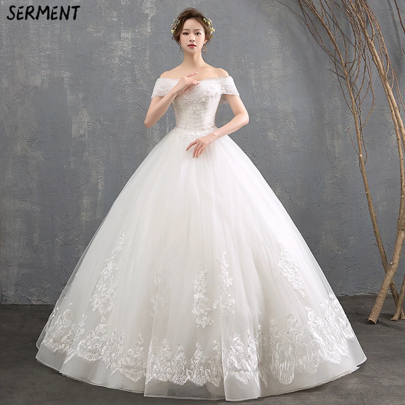 Wedding Dress 2019 New Summer Paragraph Word Shoulders In The Sleeves Bride Large Size Pettiskirt Women
Wedding Dress 2019 New Summer Paragraph Word Shoulders In The Sleeves Bride Large Size Pettiskirt Women