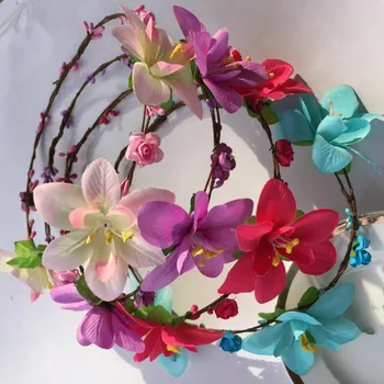 New Colorful Flower Headband Garland Wreath Women Girls Photo Props Floral Hair Accessory Halloween Party Favor Gift Wedding
New Colorful Flower Headband Garland Wreath Women Girls Photo Props Floral Hair Accessory Halloween Party Favor Gift Wedding