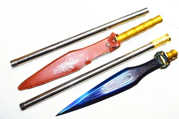 Chinese Spear Sharpened High Manganese Steel Blade Spearhead Stainless Handle Battle Ready
Chinese Spear Sharpened High Manganese Steel Blade Spearhead Stainless Handle Battle Ready