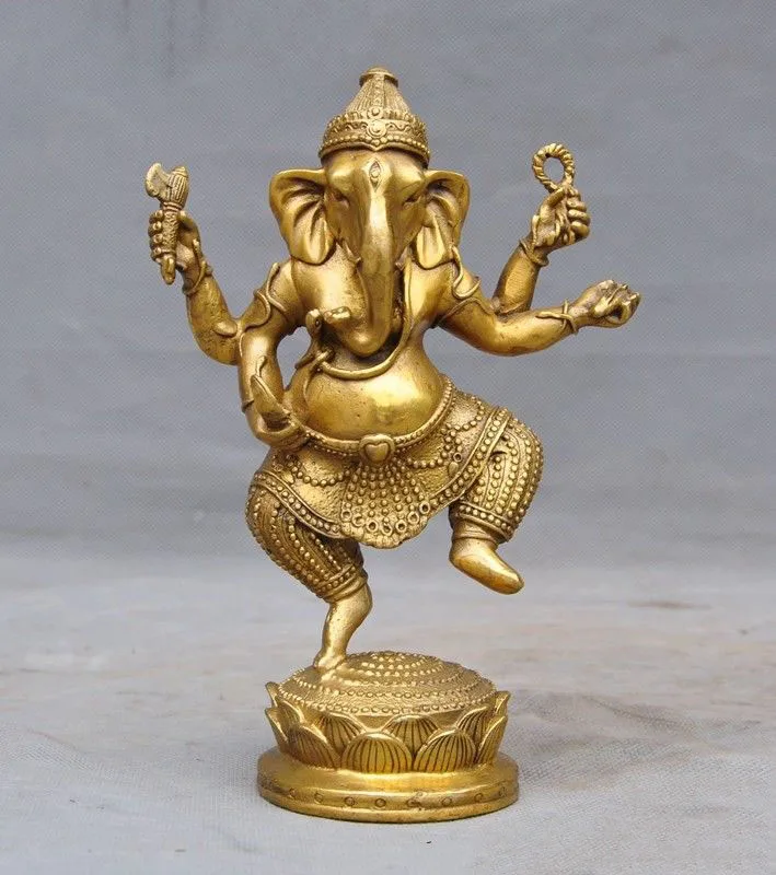 Christmas 7" Tibetan Buddhism brass 4 Arms Elephant Jambhala wealth God Buddha statue new Year
Christmas 7" Tibetan Buddhism brass 4 Arms Elephant Jambhala wealth God Buddha statue new Year