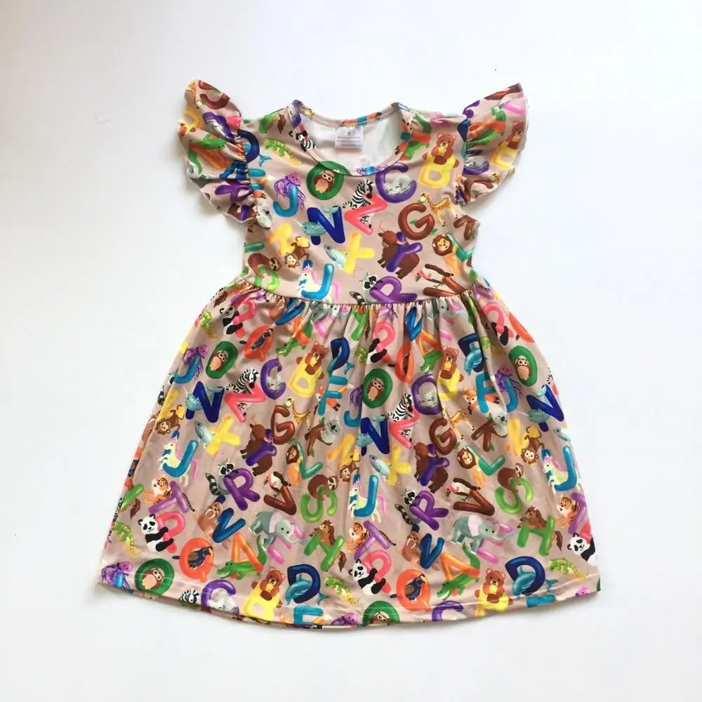 new back to school Fall summer baby girls kids boutique clothes children dress long letter print cotton milk silk knee length
new back to school Fall summer baby girls kids boutique clothes children dress long letter print cotton milk silk knee length