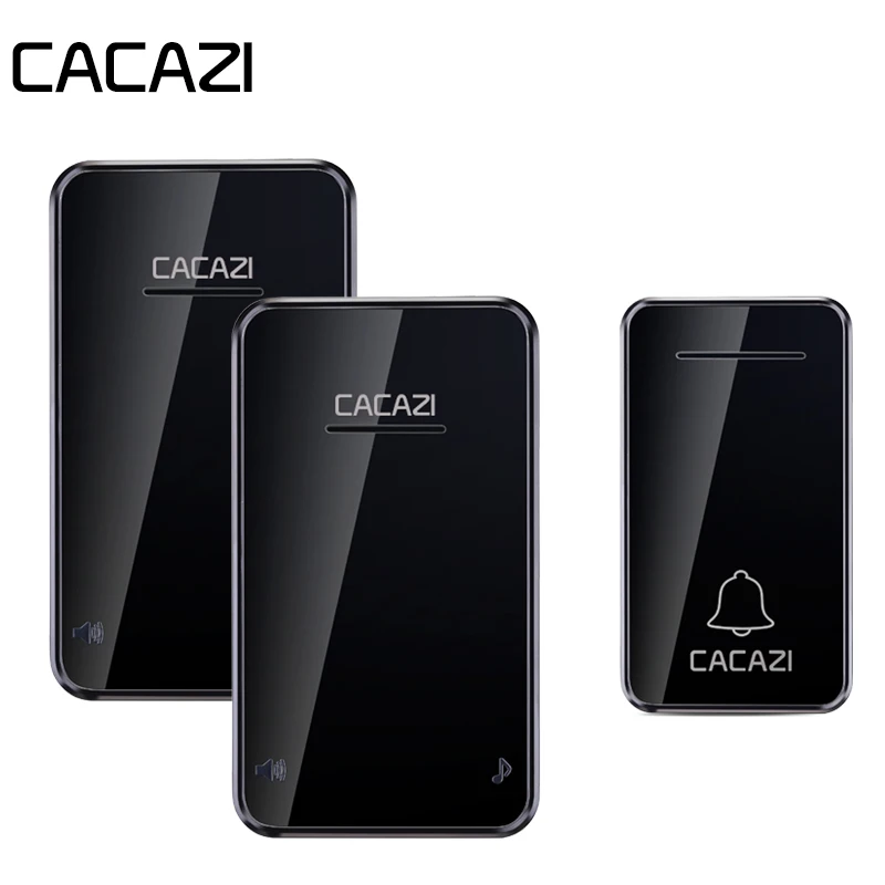 CACAZI Self-powered Home Wireless Doorbell Waterproof 200M Remote No Battery Smart New LED Light Calling Bell 6 Volume 48 Chime
CACAZI Self-powered Home Wireless Doorbell Waterproof 200M Remote No Battery Smart New LED Light Calling Bell 6 Volume 48 Chime