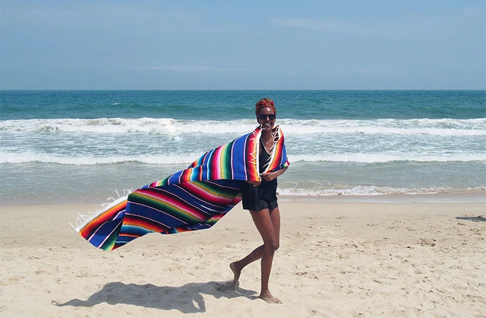 Ethnic Rainbow Striped Beach Towel Bohemia Mexican Navajo Serape Blanket Multifunctional Bathroom Towel/tablecloth/Sofa Towel Ethnic Rainbow Striped Beach Towel Bohemia Mexican Navajo Serape Blanket Multifunctional Bathroom Towel/tablecloth/Sofa Towel