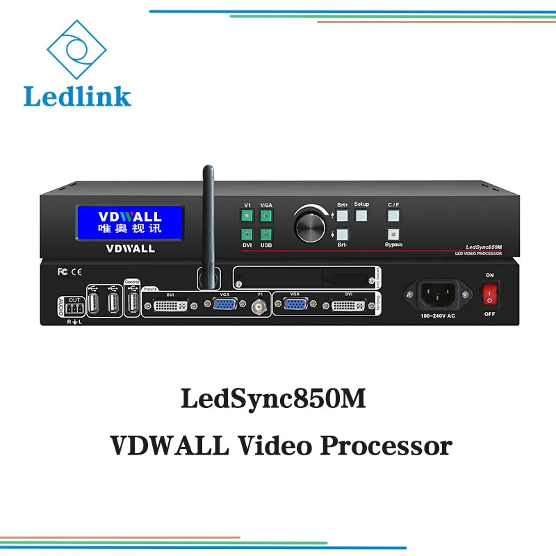 VDWALL latest WIFI usb play function 1920*1080 mini led screen video processor LedSync850M
VDWALL latest WIFI usb play function 1920*1080 mini led screen video processor LedSync850M