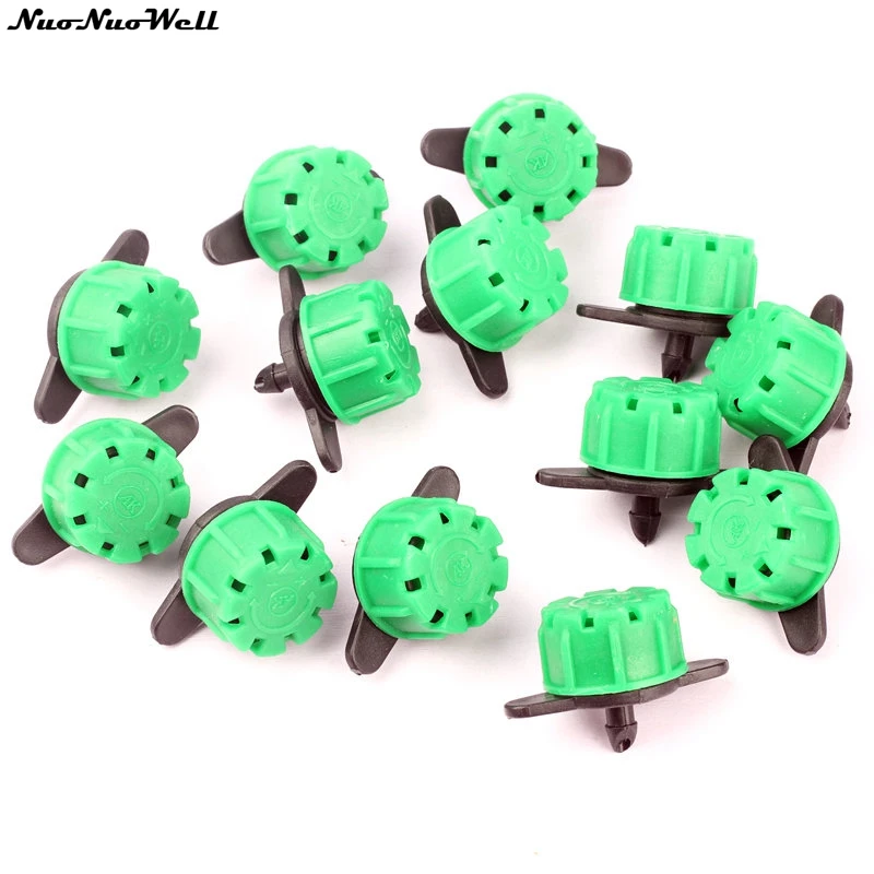 50PCS/lot 1/4" Inch Barb Connector Drip Irrigation Micro Nozzle 8 Hole Pressure Compensation Dripper Garden Sprinkler Emitter
50PCS/lot 1/4" Inch Barb Connector Drip Irrigation Micro Nozzle 8 Hole Pressure Compensation Dripper Garden Sprinkler Emitter