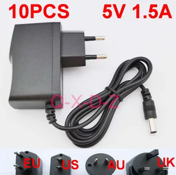 10PCS 5V1.5A EU ,US ,UK, AU Plug AC 100V-240V Converter Switching power adapter DC 5V 1.5A 1500mA Supply DC 5.5mm x 2.1mm
10PCS 5V1.5A EU ,US ,UK, AU Plug AC 100V-240V Converter Switching power adapter DC 5V 1.5A 1500mA Supply DC 5.5mm x 2.1mm