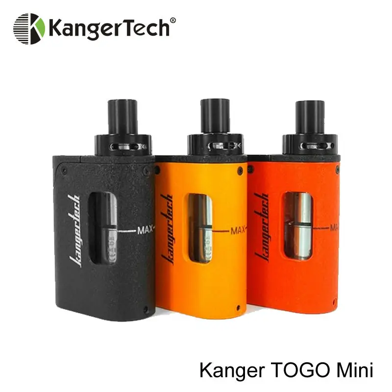 Original Kangertech TOGO Mini 2.0 Kit 1600mah All Ine One ecigs Kit with CLOCC Coil Head 1.9ml Kanger Electronic Cigarette
Original Kangertech TOGO Mini 2.0 Kit 1600mah All Ine One ecigs Kit with CLOCC Coil Head 1.9ml Kanger Electronic Cigarette