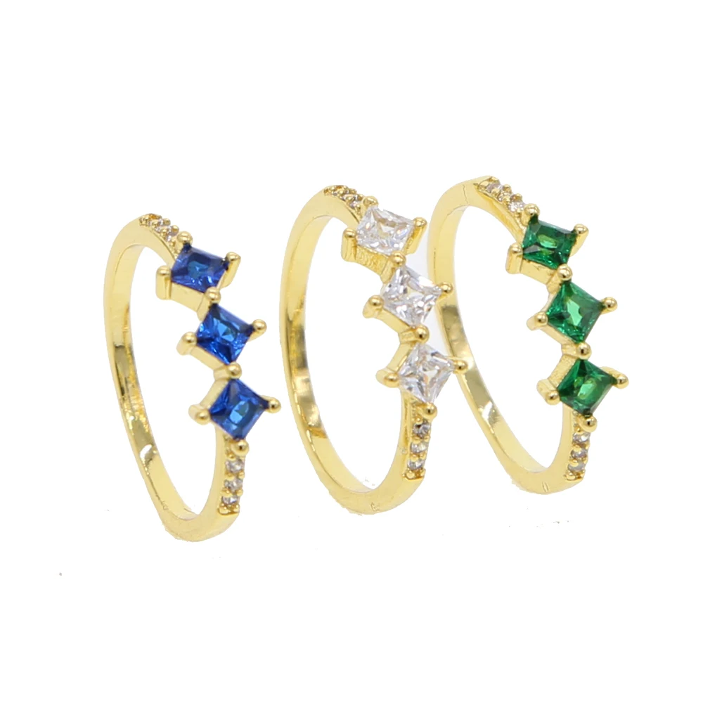 three stone jewelry cz ring blue green white cubic zirconia 2018 fashion minimal women Midi finger ring
three stone jewelry cz ring blue green white cubic zirconia 2018 fashion minimal women Midi finger ring