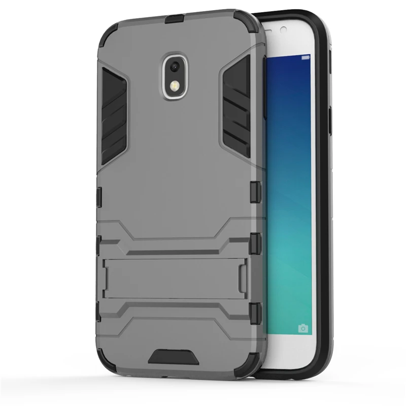 2 in 1 Hard PC+Soft Silicone TPU Rugged Rubber Kickstand Case For SAMSUNG Galaxy J3 2017 J330F Armor Shockproof Phone Cover Capa (13)